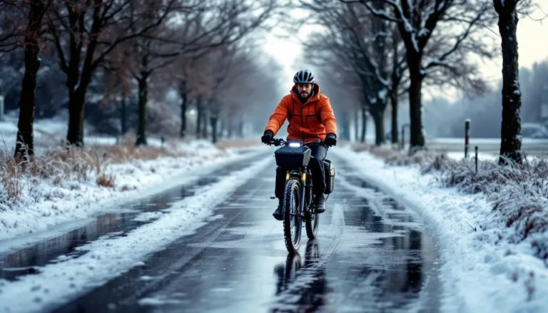 Fietscoach legt uit: zo blijf je veilig fietsen bij gladheid