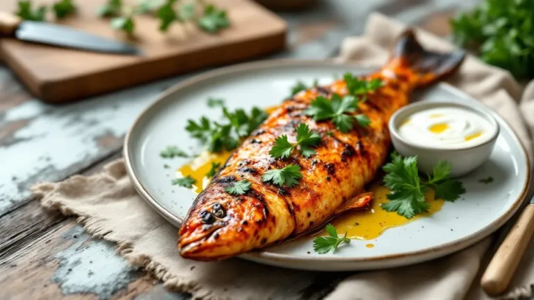 Geen gedoe, in 30 minuten tandooriforellen met koriander en yoghurt