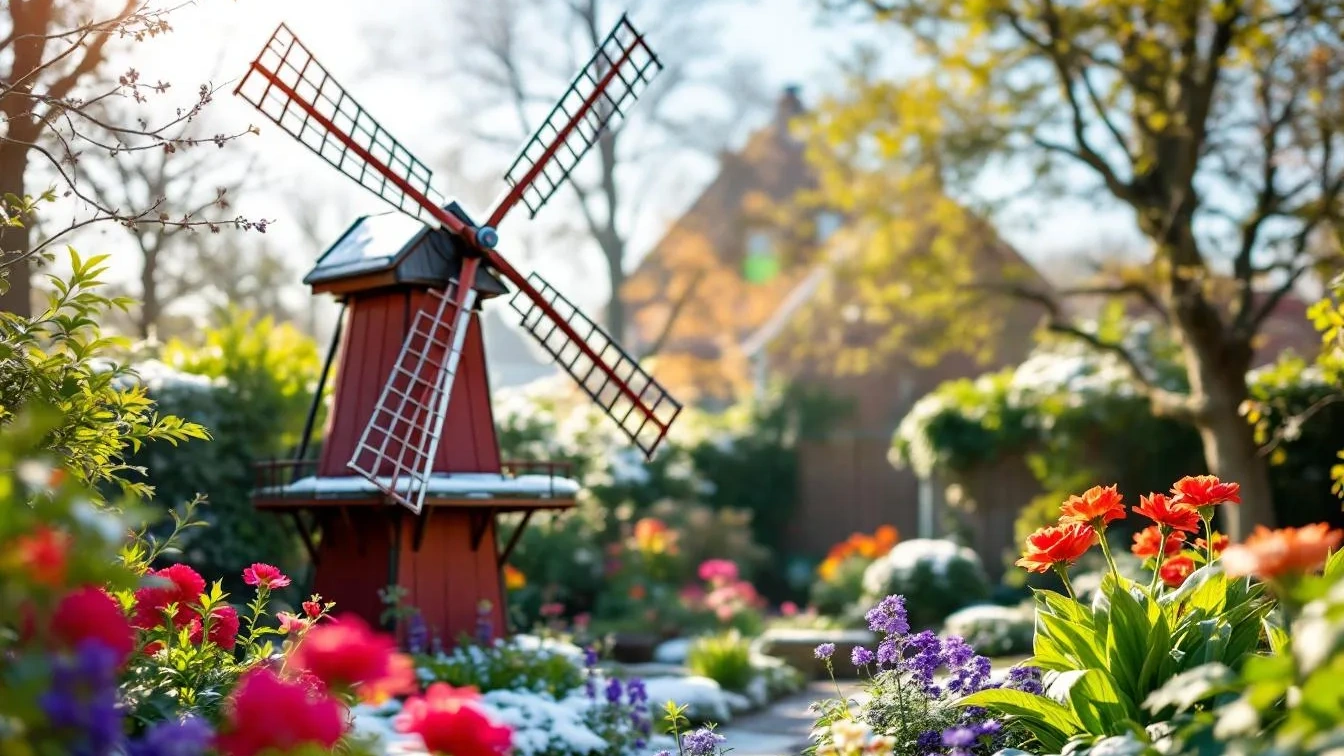 Geen netten of spikes, waarom een tuinwindmolen duiven weghoudt