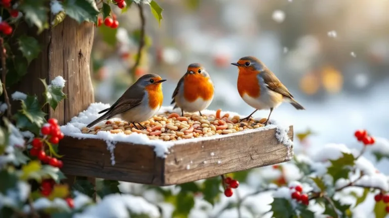 Roodborstjes voeren: Dit is wat ze echt nodig hebben in de winter