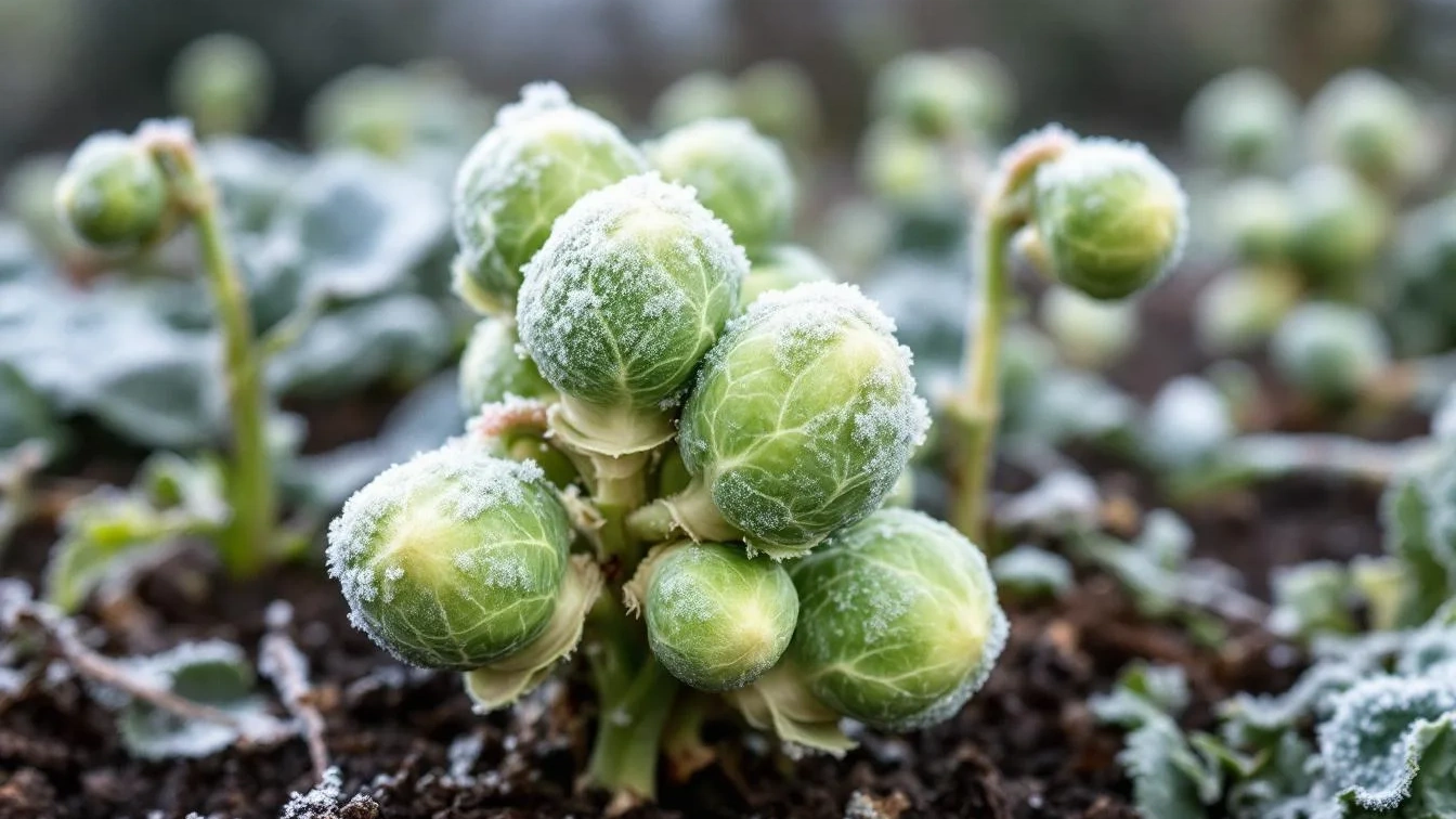 Spruitjes oogsten na de vorst: Waarom de smaak dan compleet verandert