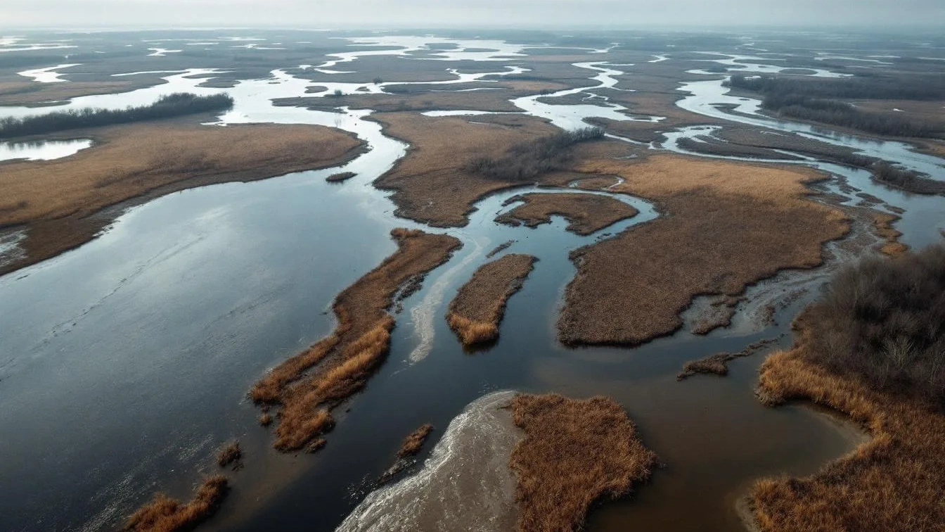 Waarom de grootste rivierdeltas ter wereld sneller zinken dan de zeespiegel stijgt