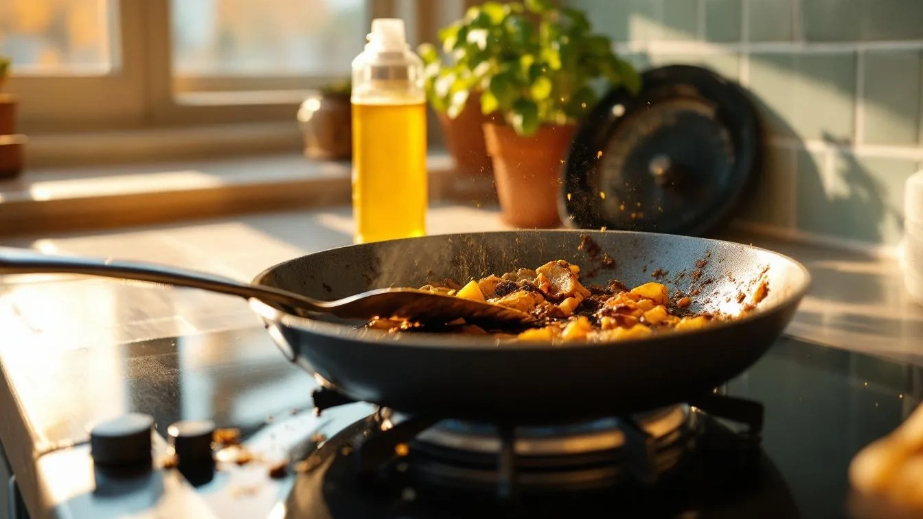 Waarom je anti-aanbakpan kleeft door deze alledaagse fouten