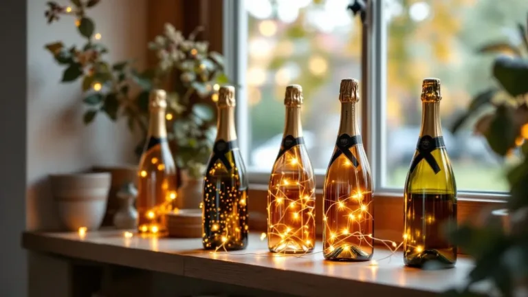 Waarom je lege champagneflessen veranderen in stijlvolle decoratie