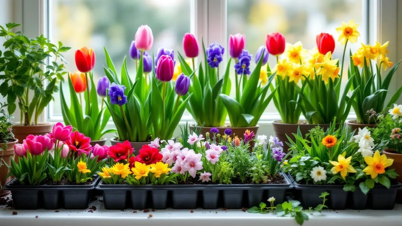 Welke bloemen je in februari moet voortkweken voor een kleurrijke tuin in juni